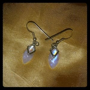 Rainbow Moonstone Earrings